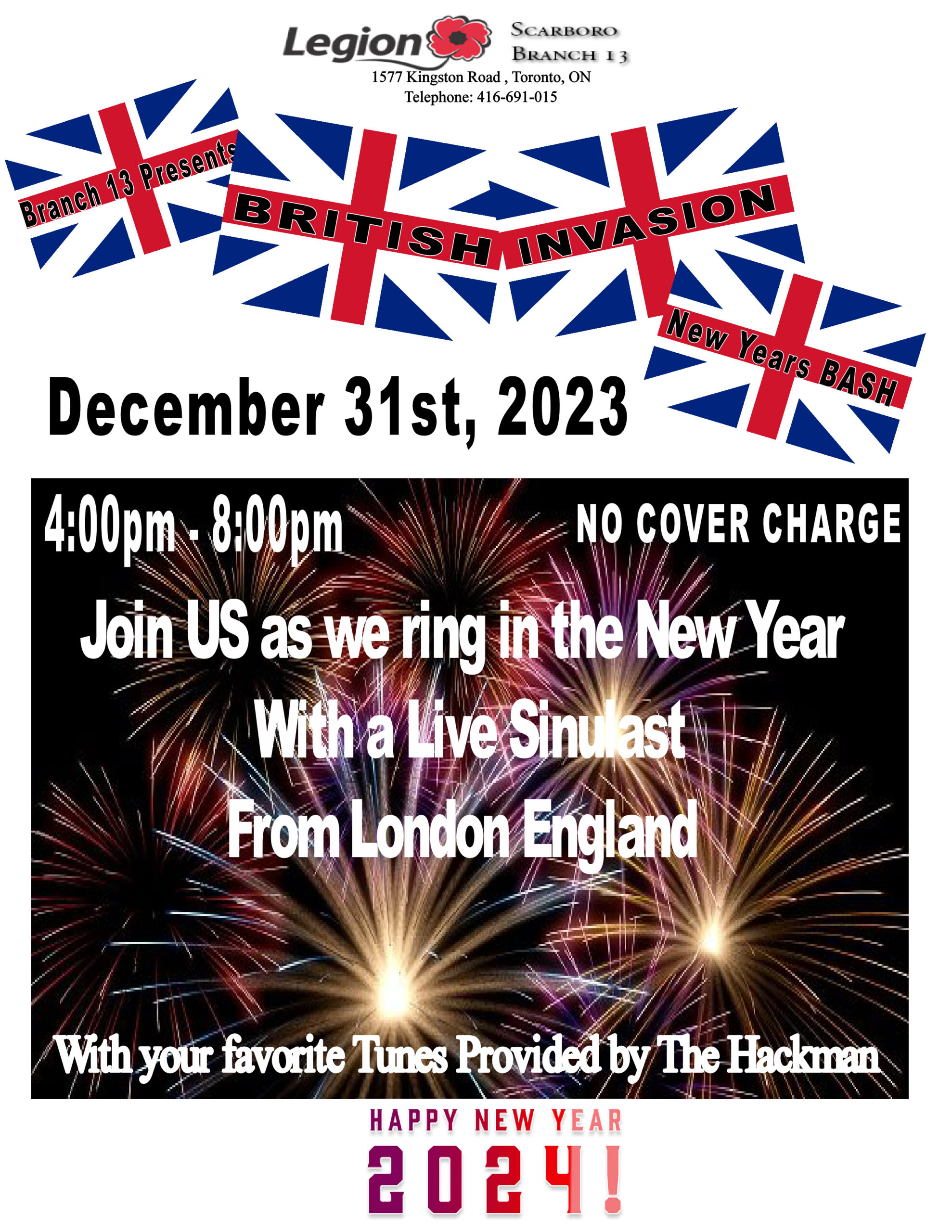 British New Years Eve - Dec 31st, 2023